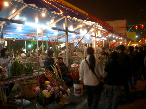 广州荔湾西关花市(夜市)-摄影书画-中国兰花交易网社区